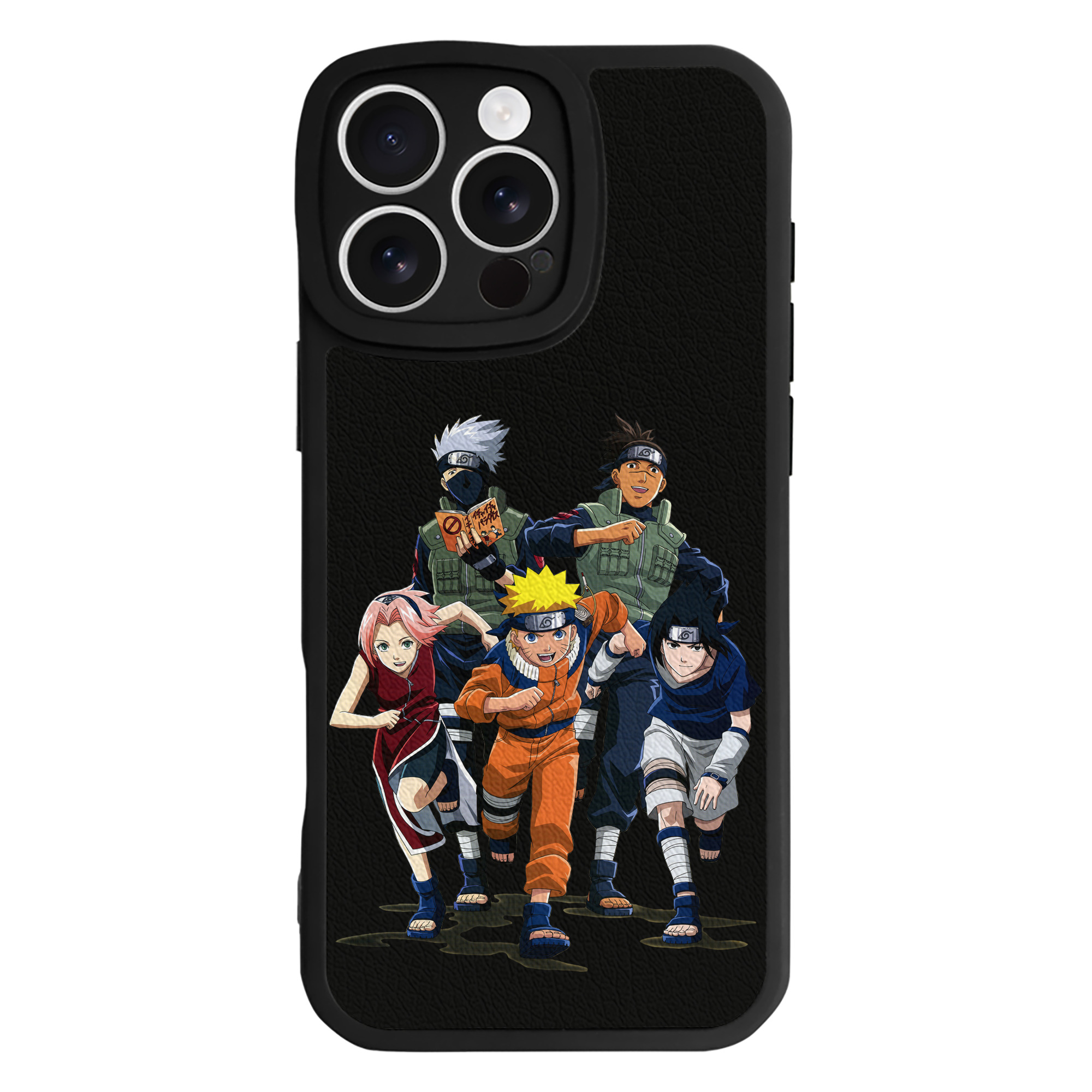 （画像用） NARUTO -ナルト- うずまき ナルト Uzumaki Naruto 【iPhone 16シリーズ対応】シリコンスマホケース（レザー調） 材質：シリコン